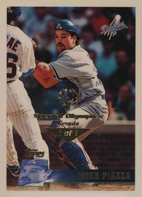 1996 Topps Special Olympics Mike Piazza #246 Baseball Card