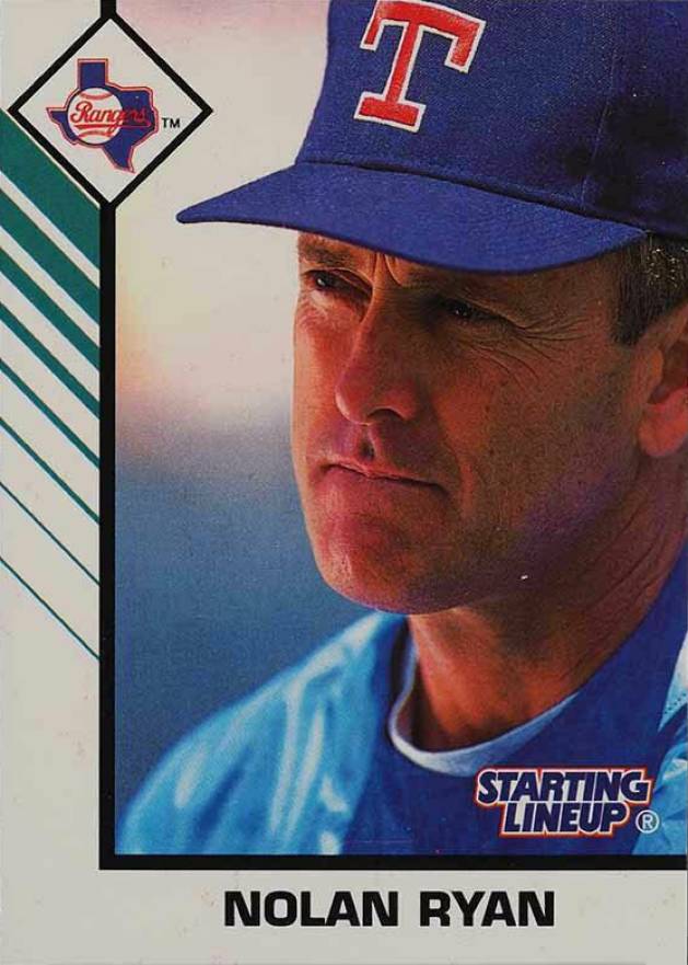 1993 Kenner Starting Lineup Nolan Ryan # Baseball Card