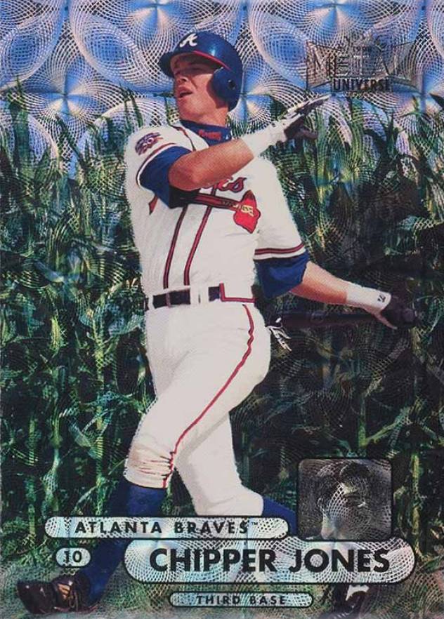 1998 Metal Universe Chipper Jones #188 Baseball Card