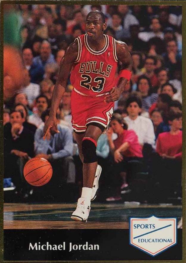 1991 Sports Educational Michael Jordan #1 Basketball Card