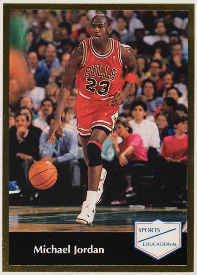 1991 Sports Educational Michael Jordan #1 Basketball Card
