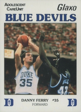 1987 Duke Danny Ferry #35 Basketball Card