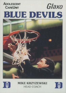1987 Duke Mike Krzyzewski # Basketball Card