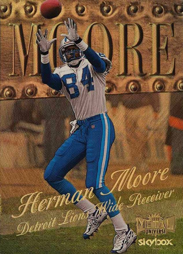 1999 Metal Universe Herman Moore #129 Football Card