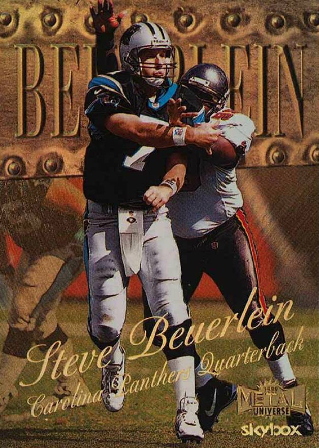 1999 Metal Universe Steve Beuerlein #10 Football Card
