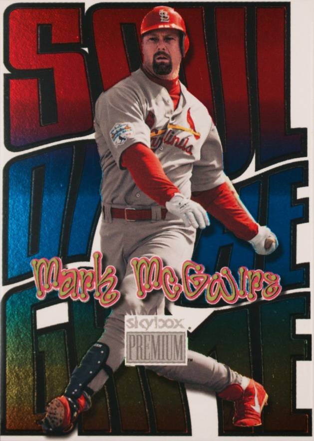 1999 Skybox Premium Soul Of The Game Mark McGwire #8 Baseball Card