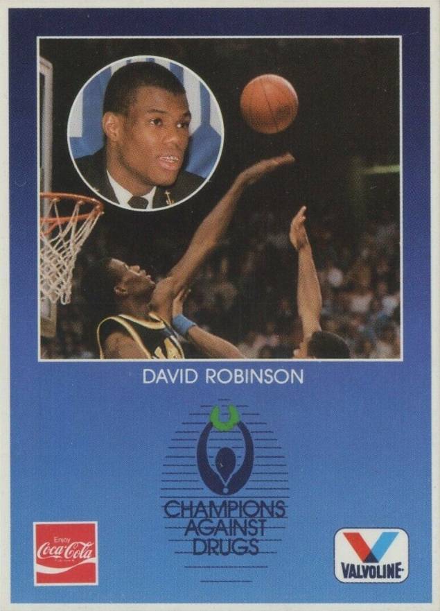 1987 Kentucky Bluegrass State Games David Robinson #SC Basketball Card