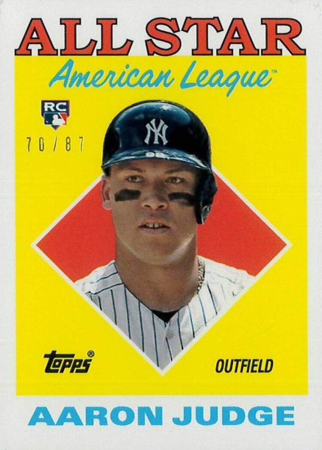 2017 Topps Transcendent Collection Topps History Aaron Judge Aaron Judge #88AS Baseball Card