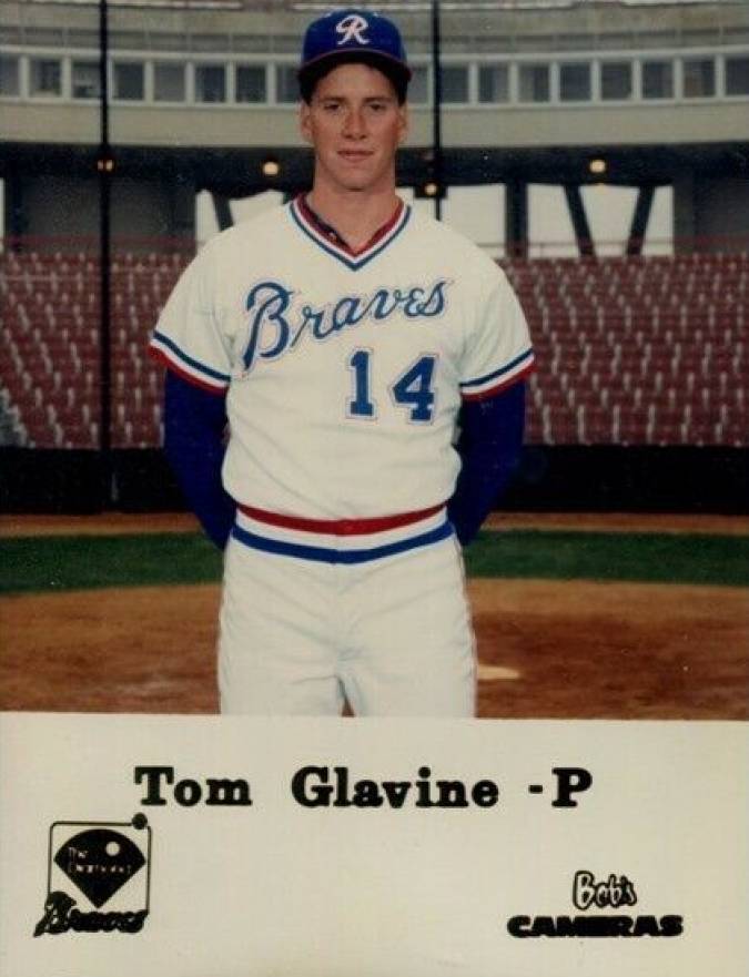 1987 Bob's Cameras Richmond Braves Tom Glavine # Baseball Card