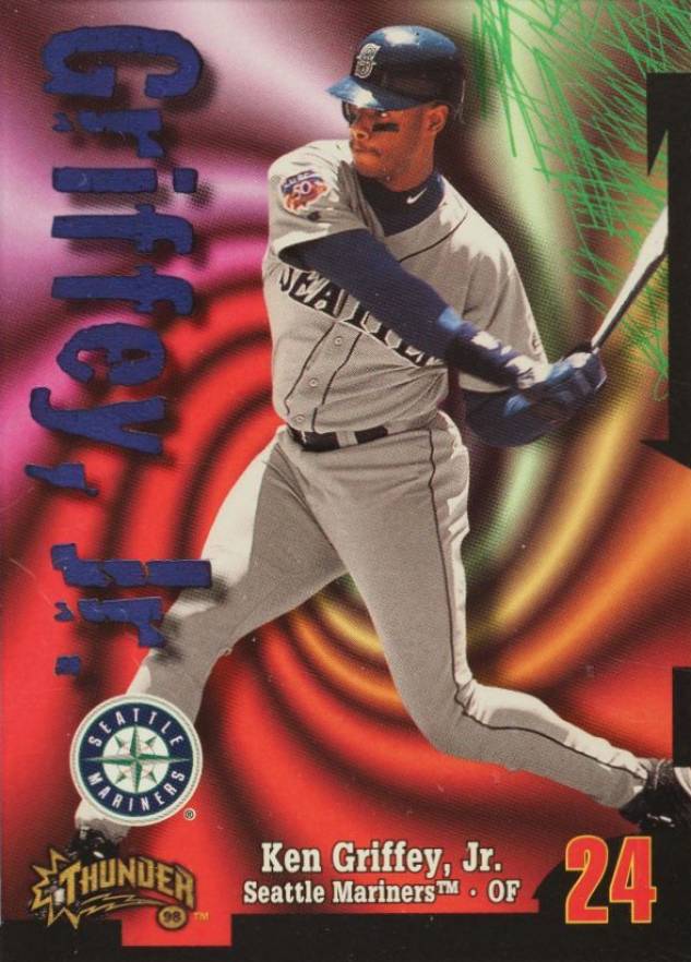 1998 Circa Thunder Ken Griffey Jr. #100 Baseball Card