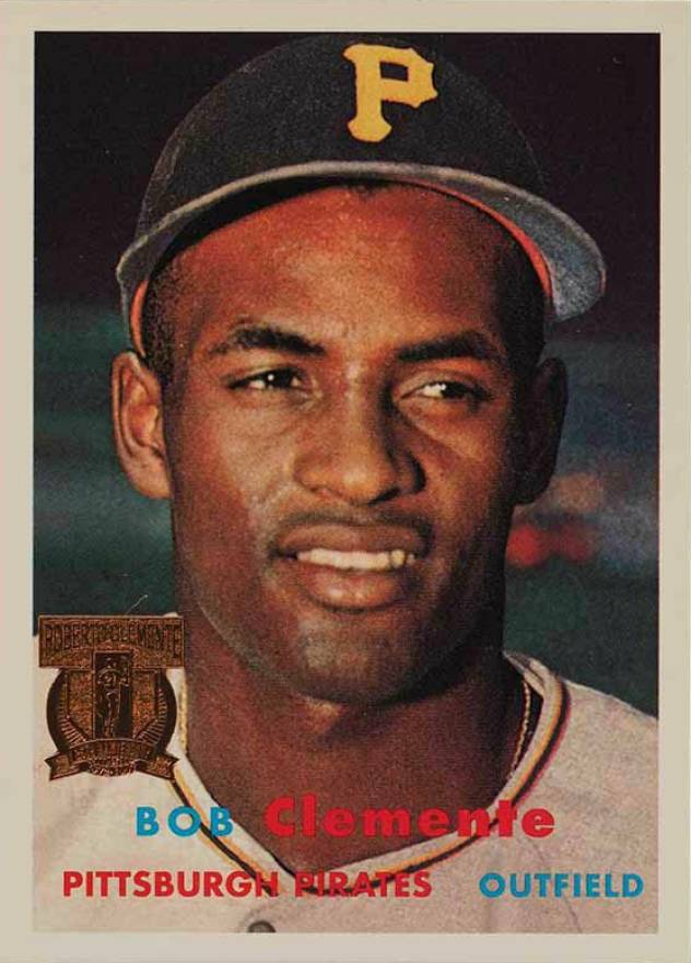 1998 Topps Clemente-Finest 1957 Topps Reprint #3 Baseball Card