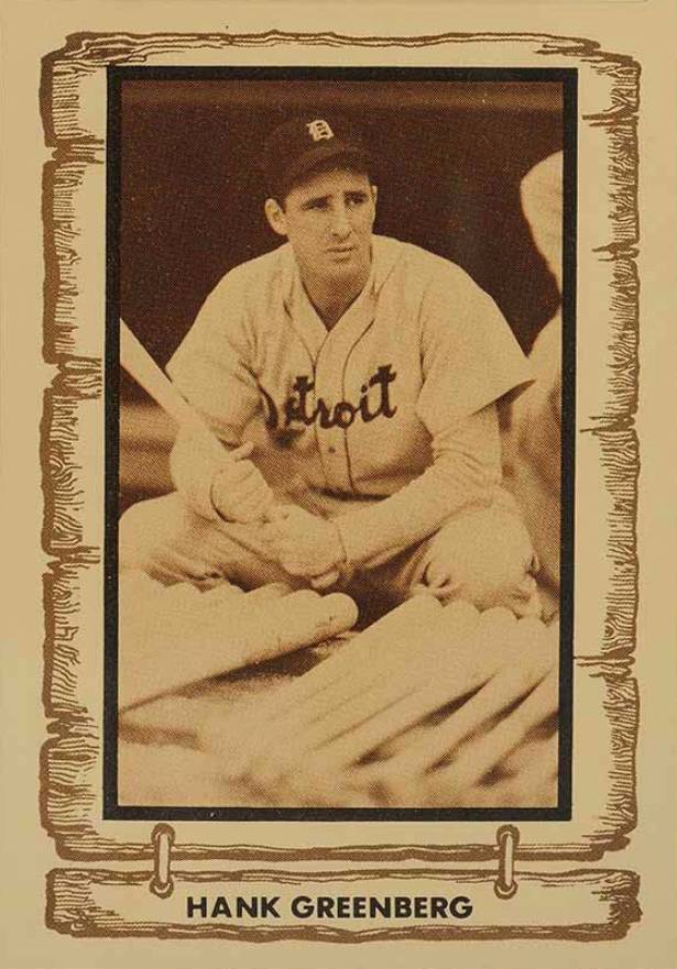 1980 Pacific Legends Hank Greenberg #30 Baseball Card