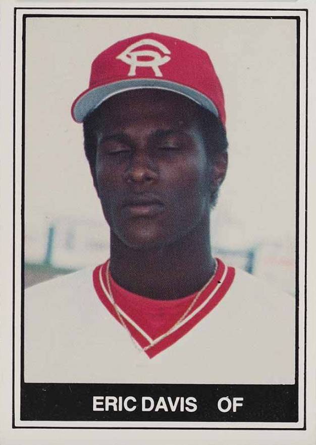 1982 TCMA Cedar Rapids Reds Eric Davis #20 Baseball Card