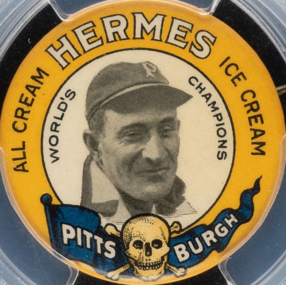 1910 Hermes Ice Cream Pin Honus Wagner # Baseball Card