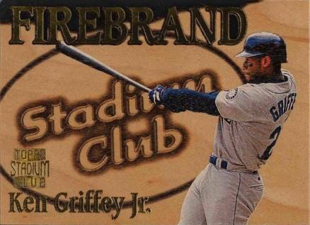 1997 Stadium Club Firebrand Ken Griffey Jr. #FB5 Baseball Card