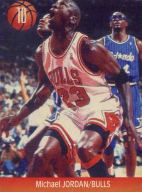 1995 Joan (Greek) NBA Basket Dominos Michael Jordan #10 Basketball Card