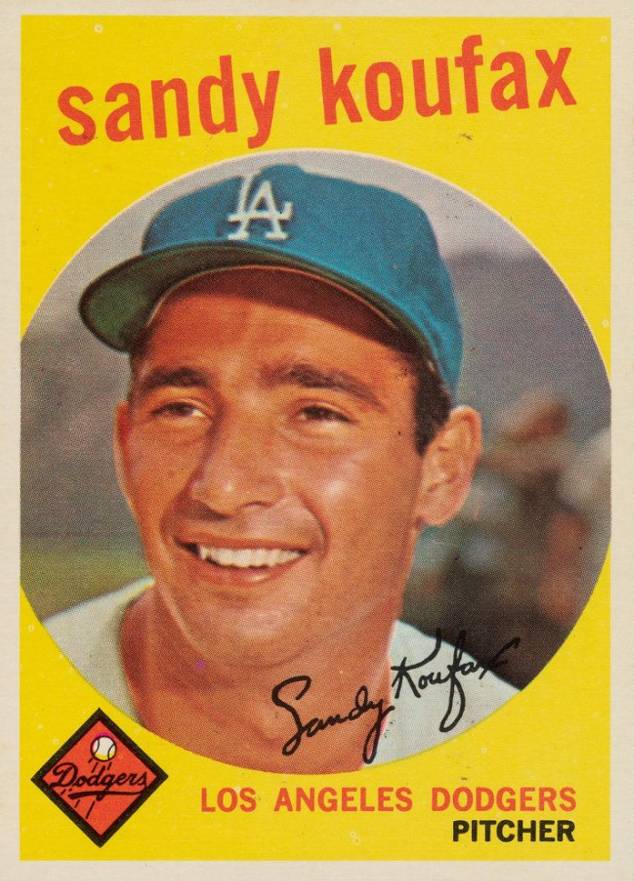 1959 Venezuelan Topps Sandy Koufax #163 Baseball Card