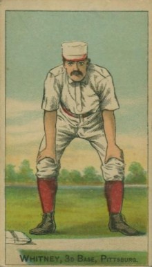 1887 Buchner Gold Coin Art Whitney # Baseball Card