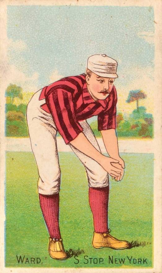 1887 Buchner Gold Coin John Ward # Baseball Card