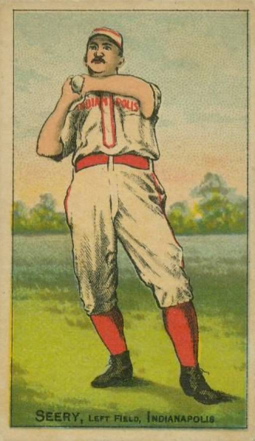 1887 Buchner Gold Coin Emmett Seery # Baseball Card