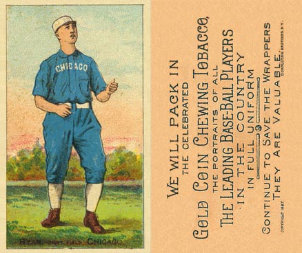 1887 Buchner Gold Coin Jimmy Ryan # Baseball Card