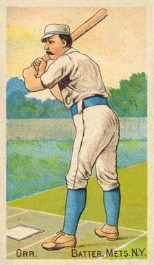 1887 Buchner Gold Coin Dave Orr # Baseball Card