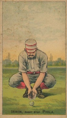 1887 Buchner Gold Coin Arthur Irwin # Baseball Card
