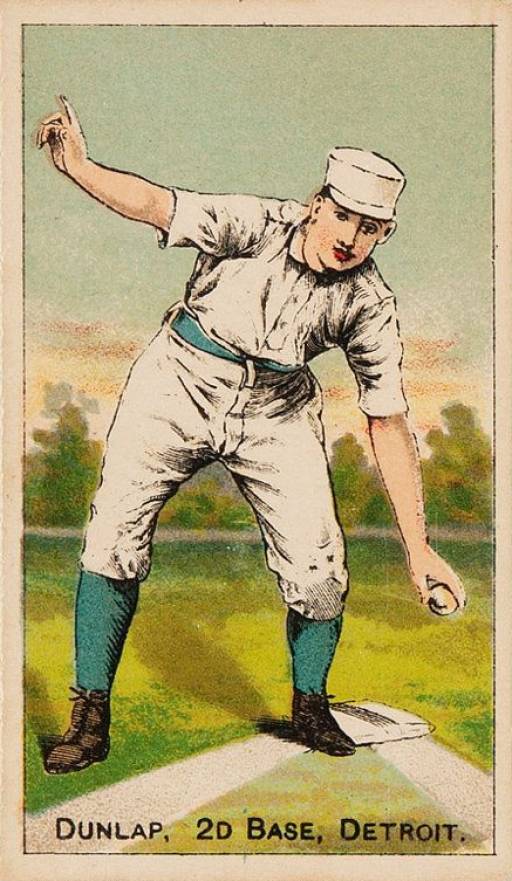 1887 Buchner Gold Coin Fred Dunlap # Baseball Card