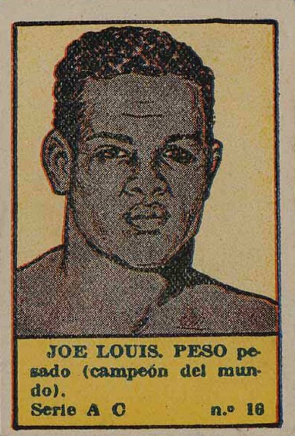 1941 Editorial Valenciana Boxeadores Joe Louis #16 Other Sports Card