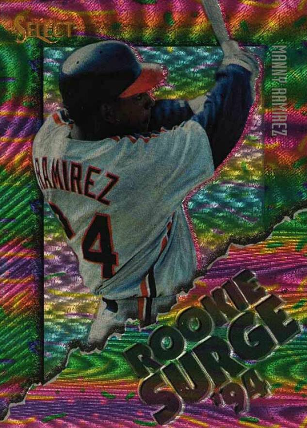 1994 Select Rookie Surge Manny Ramirez #10 Baseball Card
