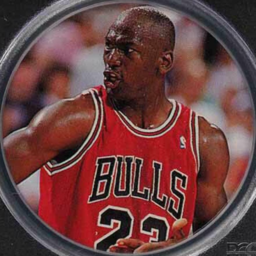 1995 Upper Deck Jordan Milk Caps Michael Jordan #6 Basketball Card