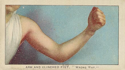 1910 Philadelphia 27 Scrappers Boxing Arm and Clinched Fist # Other Sports Card