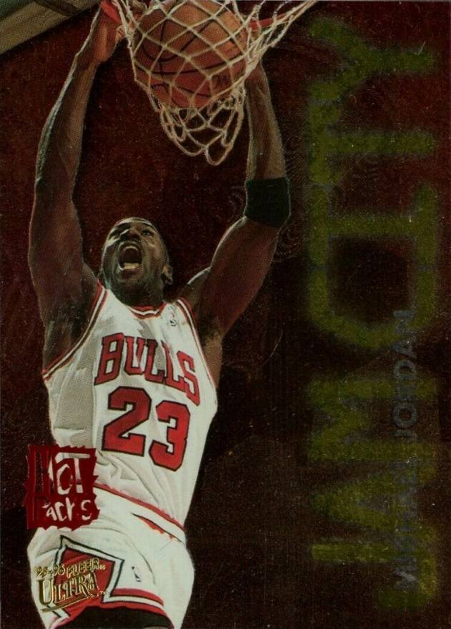 1995 Ultra Jam City Michael Jordan #3 Basketball Card