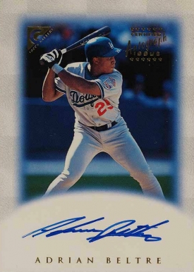 1999 Topps Gallery Certified Autograph Adrian Beltre #2 Baseball Card