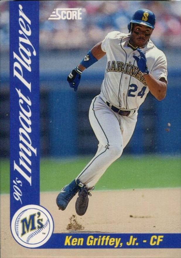 1992 Score Impact Players Ken Griffey Jr. #28 Baseball Card