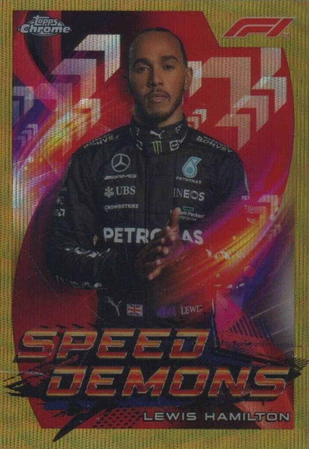 2022 Topps Chrome Formula 1 Speed Demons Lewis Hamilton #SDLH Other Sports Card