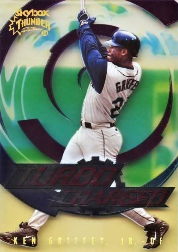1999 Skybox Thunder Turbo Charged Ken Griffey Jr. #3 Baseball Card