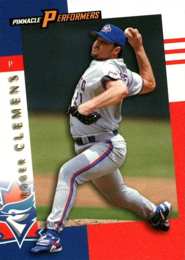 1998 Pinnacle Performers Roger Clemens #15 Baseball Card
