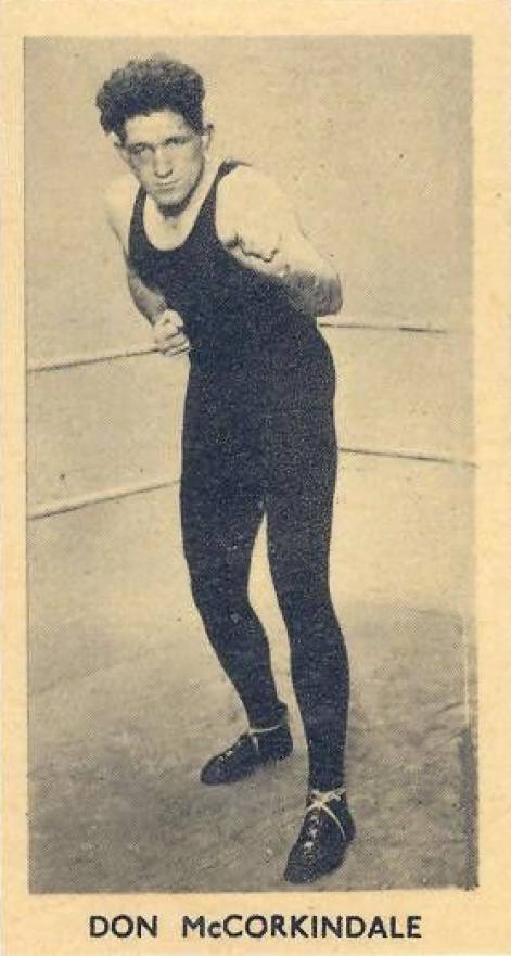 1938 F.C. Cartledge Famous Prize Fighter Don McCorkindale #33 Other Sports Card