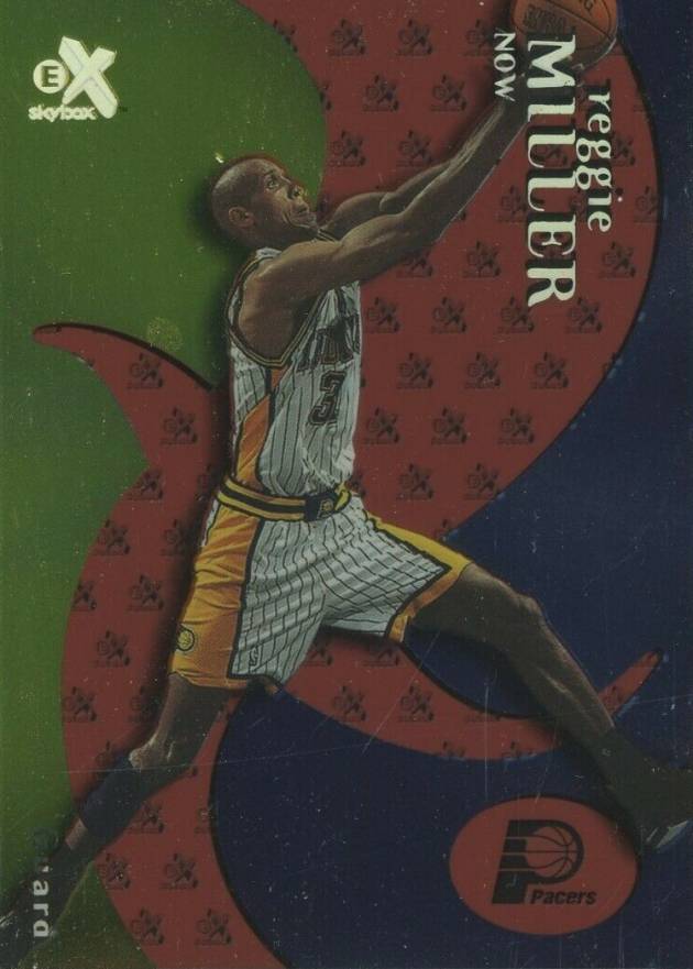 1999 Skybox E-X  Reggie Miller #57 Basketball Card
