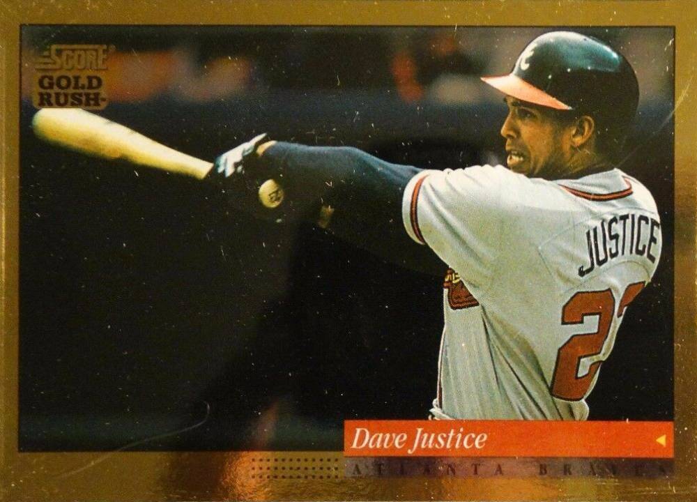 1994 Score Dave Justice #422 Baseball Card