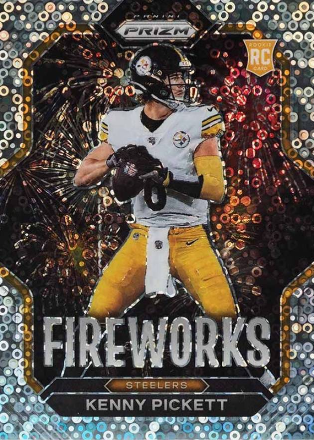 2022 Panini Prizm Fireworks Kenny Pickett #F19 Football Card