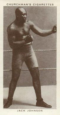 1938 W.A. & A.C. Churchman Boxing Personalities Jack Johnson #20 Boxing & Other Card
