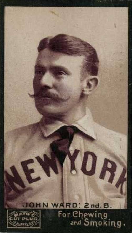 1895 Mayo's Cut Plug JOHN WARD: 2nd. B. # Baseball Card