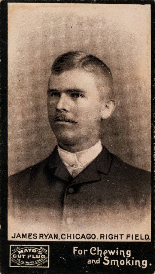 1895 Mayo's Cut Plug JAMES RYAN, CHICAGO, RIGHT FIELD. # Baseball Card