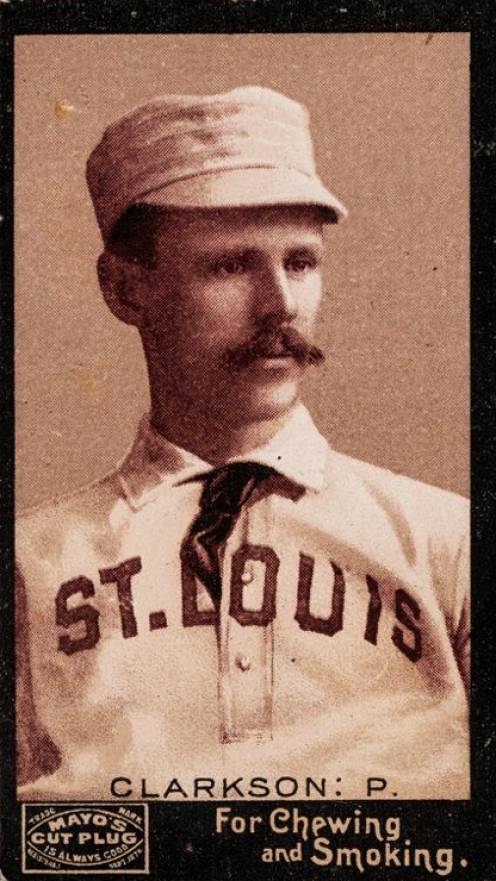 1895 Mayo's Cut Plug CLARKSON: P. # Baseball Card