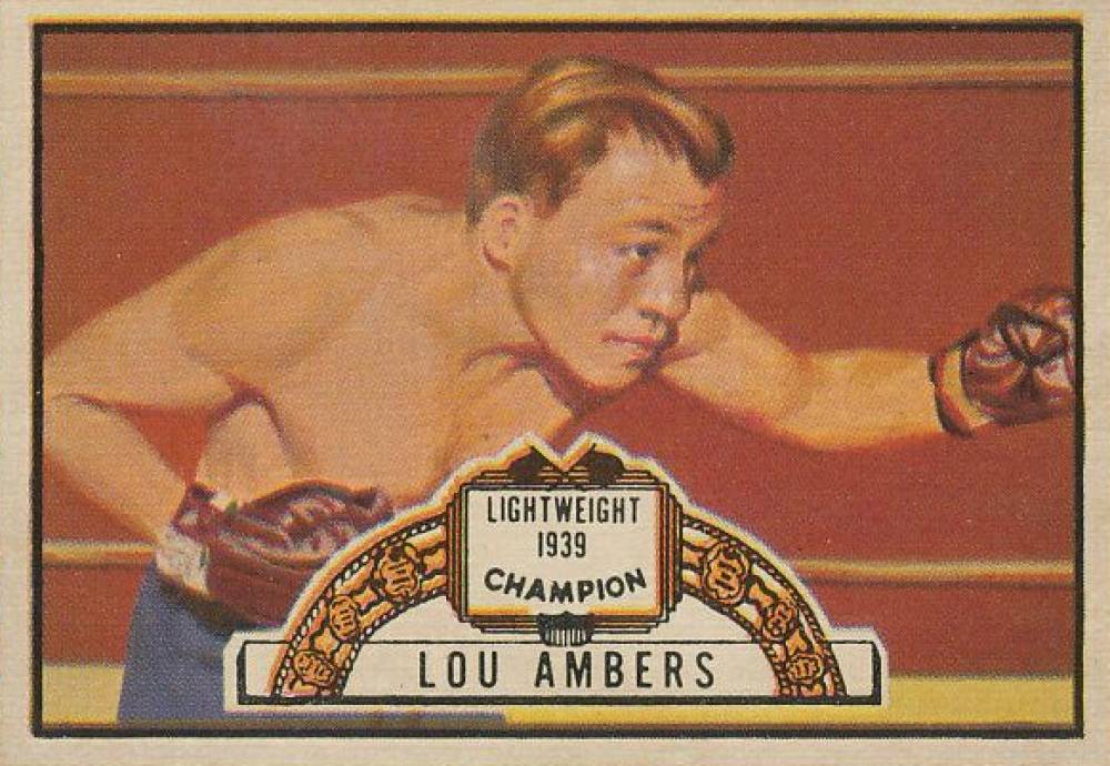 1951 Topps Ringside  Lou Ambers #50 Other Sports Card