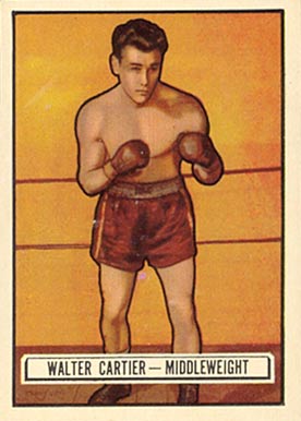 1951 Topps Ringside  Walter Cartier #33 Other Sports Card