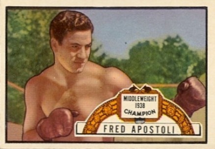 1951 Topps Ringside  Fred Apostoli #83 Other Sports Card