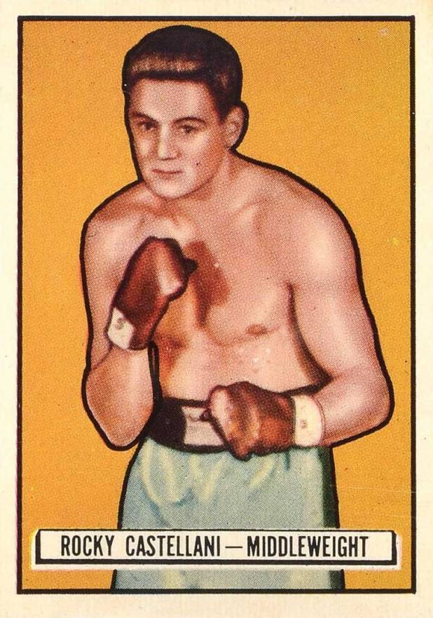 1951 Topps Ringside  Rocky Castellani #48 Other Sports Card